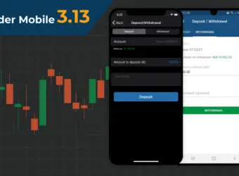cTrader 移动端 3.13 版发布:模拟账户出入金与图表功能增强