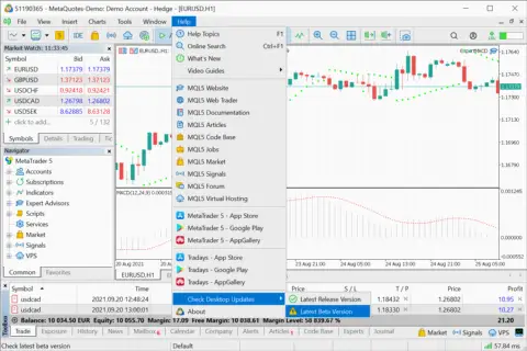 MetaTrader 5 beta 3360 发布:终端与 MQL5 增强