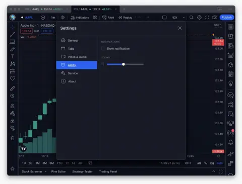 TradingView 发布桌面端 2.0 版本，新增应用内音量控制等功能