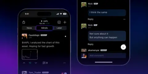 TradingView 移动应用新增社交媒体功能 Minds