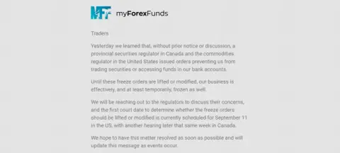 美加监管机构关闭My Forex Funds，指控3亿美元欺诈