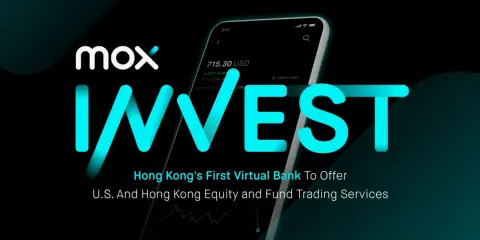 Mox Invest 向全港消费者开放，成首家提供美股碎股交易的虚拟银行
