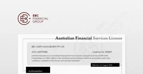 EBC Financial获澳洲ASIC第二张牌照，拓展资产管理业务