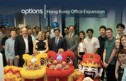 Options Technology 在香港中环开设新办公室，获投资推广署支持