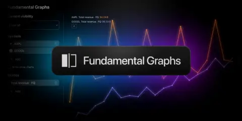TradingView 推出基本面图表，支持多公司财务指标对比
