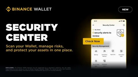 Binance Wallet 推出安全中心,集成安全扫描与风险管控工具