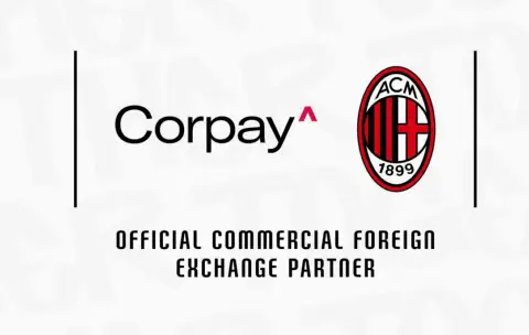 AC米兰与Corpay Cross-Border续约，继续担任官方商业外汇合作伙伴