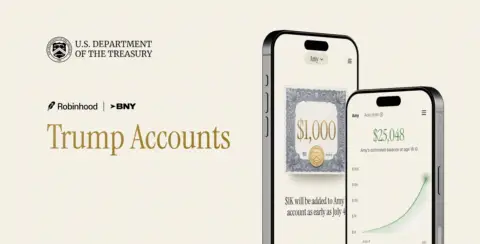 Robinhood正式上线Trump Accounts应用，为儿童长期财务安全铺路