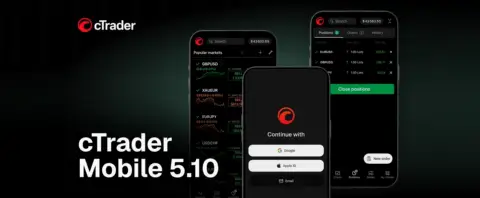 cTrader Mobile 5.10 发布：交易与市场功能更便捷