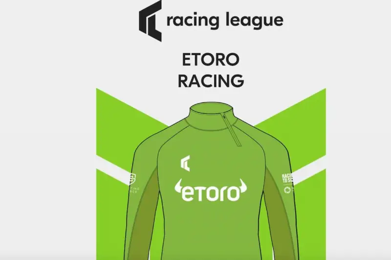Racing League与eToro宣布合作，eToro成为2021赛季车队主赞助商
