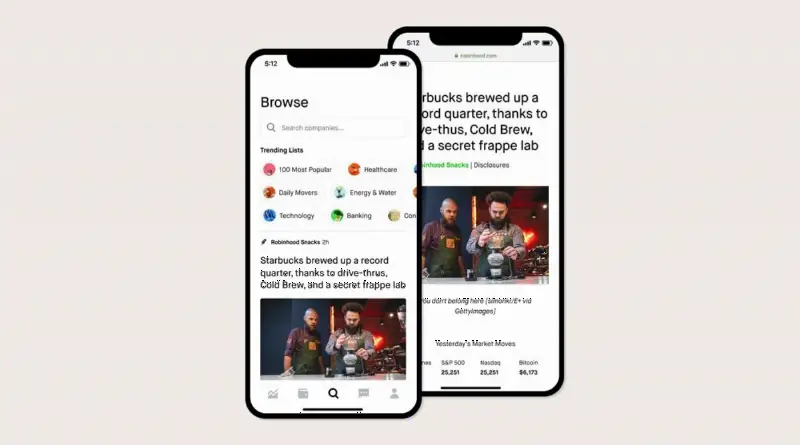 Robinhood与Snapchat合作，分销其财经新闻服务Snacks