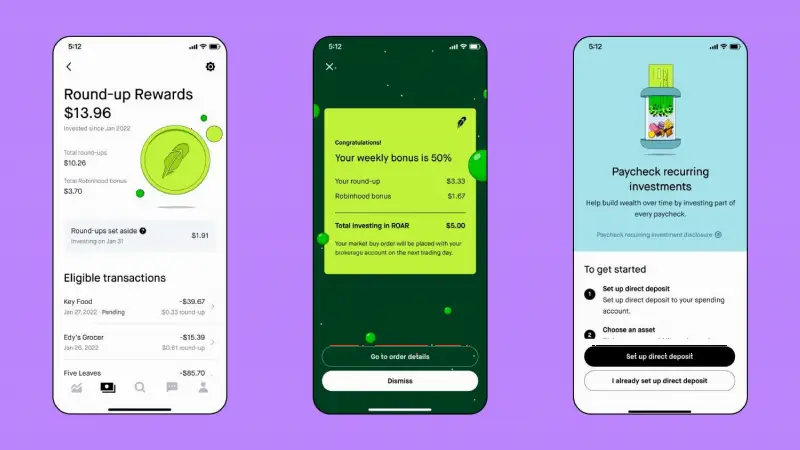 Robinhood推出Robinhood Cash Card，消费返现助力投资