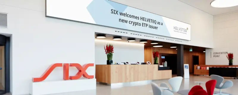 SIX迎来Helveteq作为新加密ETP发行商，推出碳中和比特币和以太坊ETP