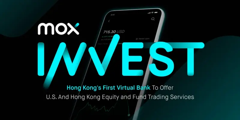 Mox Invest 向全港消费者开放,成首家提供美股碎股交易的虚拟银行