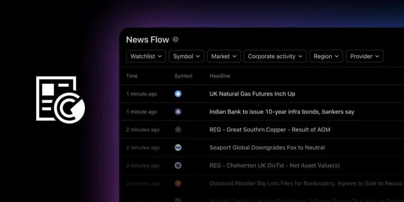 TradingView 推出 News Flow 新闻筛选器，助交易者实时追踪财经新闻