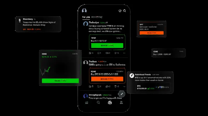 Robinhood推出社交交易社区Robinhood Social,并扩展Legend平台功能