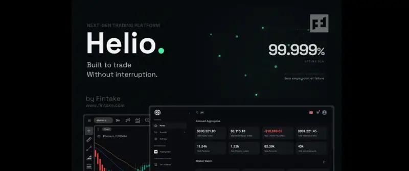 Fintake 推出云原生交易平台 Helio，瞄准多资产 CFD 经纪商