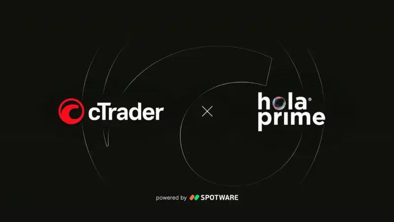 Hola Prime 新增 cTrader 交易平台，强化自营交易技术基建