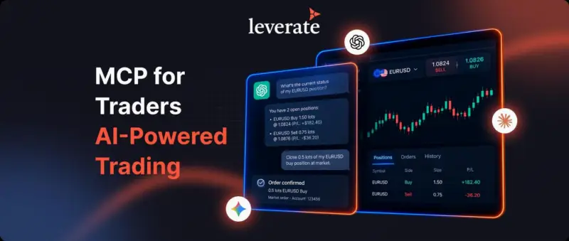 Leverate 发布 MCP for Traders，将 Claude、ChatGPT 等 AI 助手接入真实交易账户