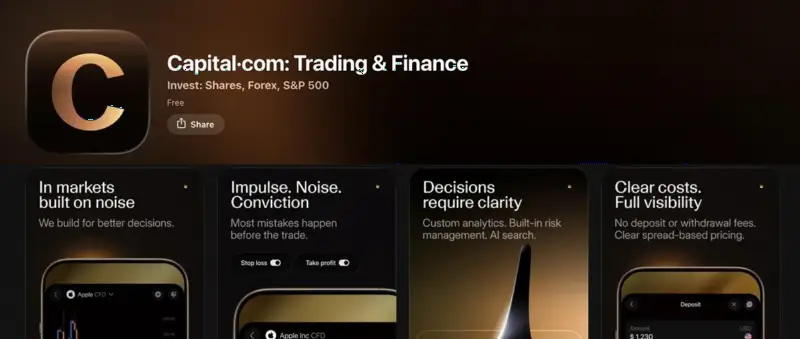Capital.com 在欧洲推出股票与 ETF 投资服务