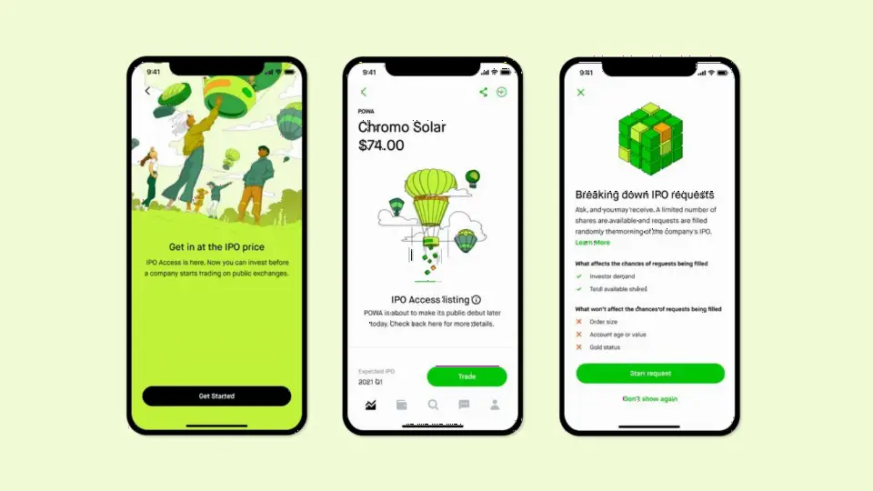 Robinhood 推出 IPO Access，散户可享 IPO 发行价购股