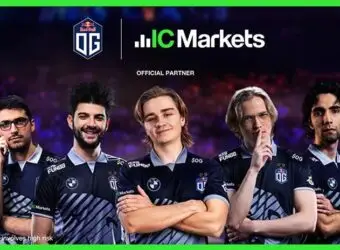 IC Markets 宣布赞助 OG Esports，成为首家与电竞组织合作的零售外汇经纪商