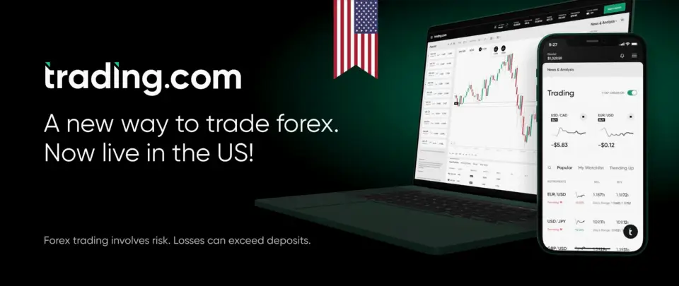 Trading.com正式登陆美国市场，推出免佣金外汇交易