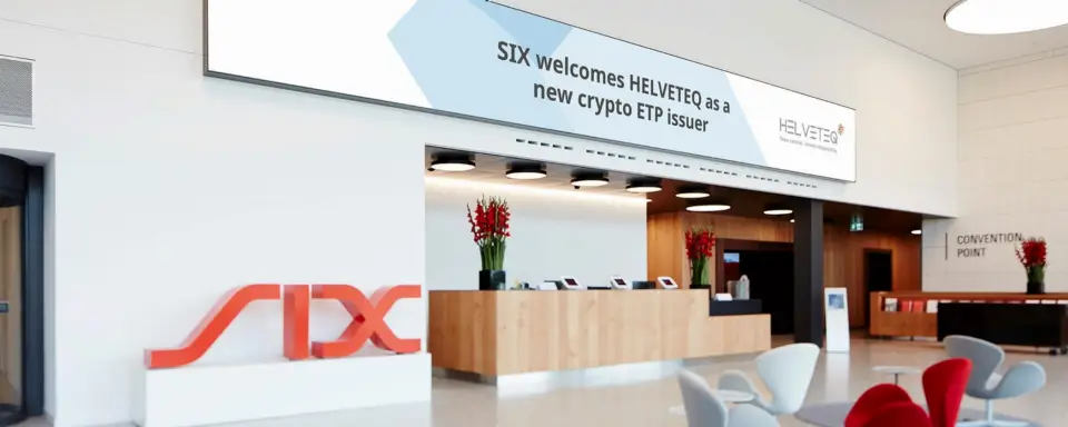 SIX迎来Helveteq作为新加密ETP发行商，推出碳中和比特币和以太坊ETP