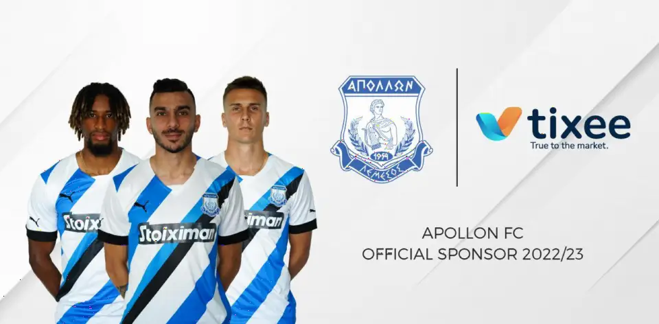 Tixee成为Apollon Limassol FC官方赞助商