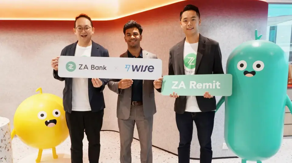 ZA Bank 联手 Wise 推出低成本国际汇款，成香港首家无汇率加价银行