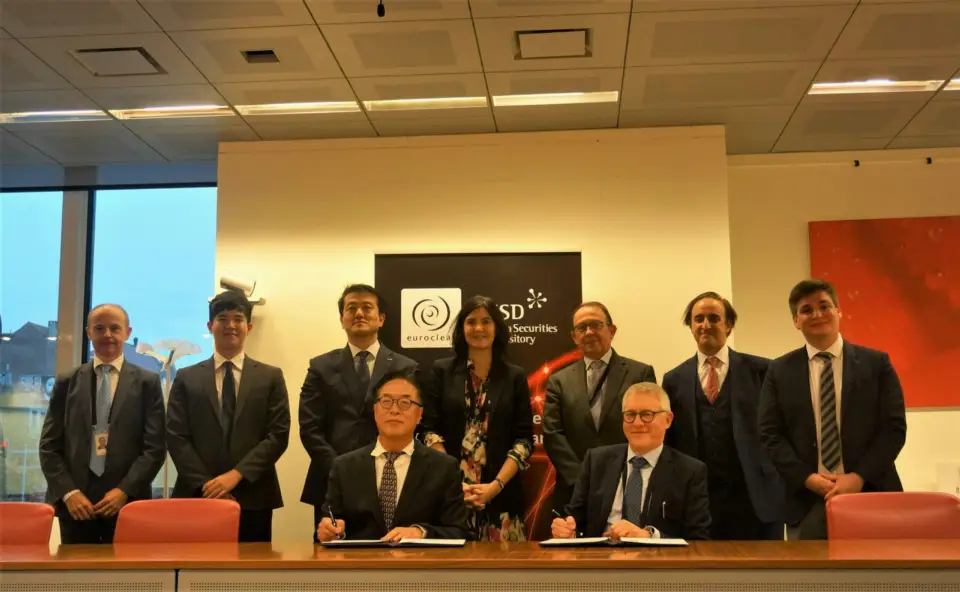 韩国证券存管院与Euroclear Bank签署谅解备忘录
