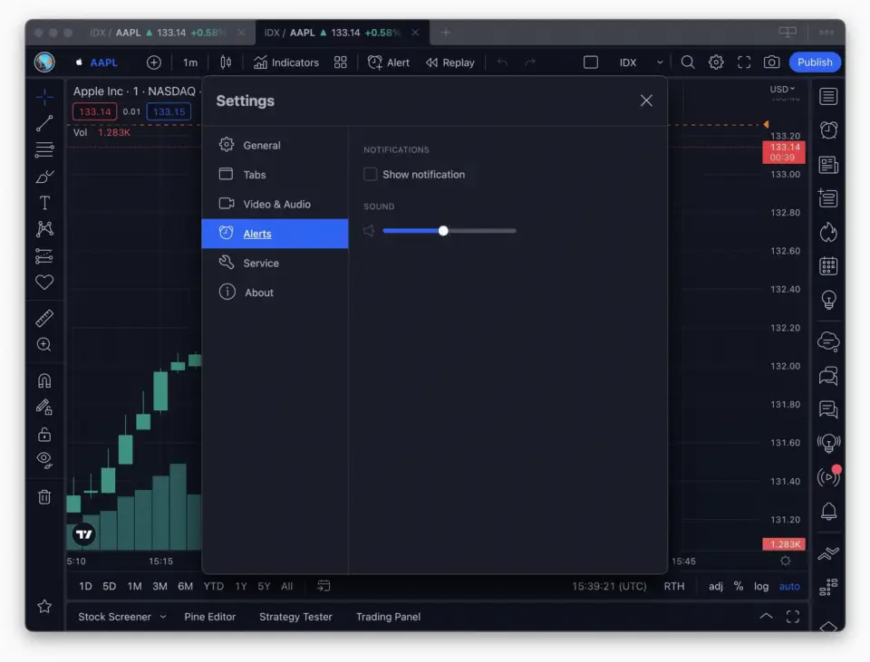 TradingView 发布桌面端 2.0 版本，新增应用内音量控制等功能