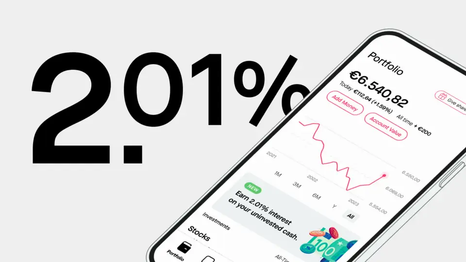 BUX推出2.01%闲置现金利息，成荷兰首家利率超2%券商