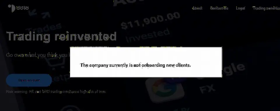 CFDs经纪商Doto更换CEO，暂停欧盟客户开户
