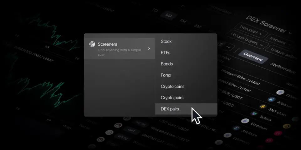 TradingView 推出 DEX Screener，扩展加密货币分析工具套件