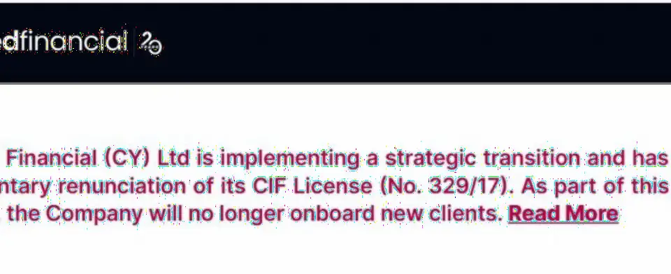 塞浦路斯经纪商SquaredFinancial主动放弃CySEC CIF牌照,启动欧盟业务有序清盘
