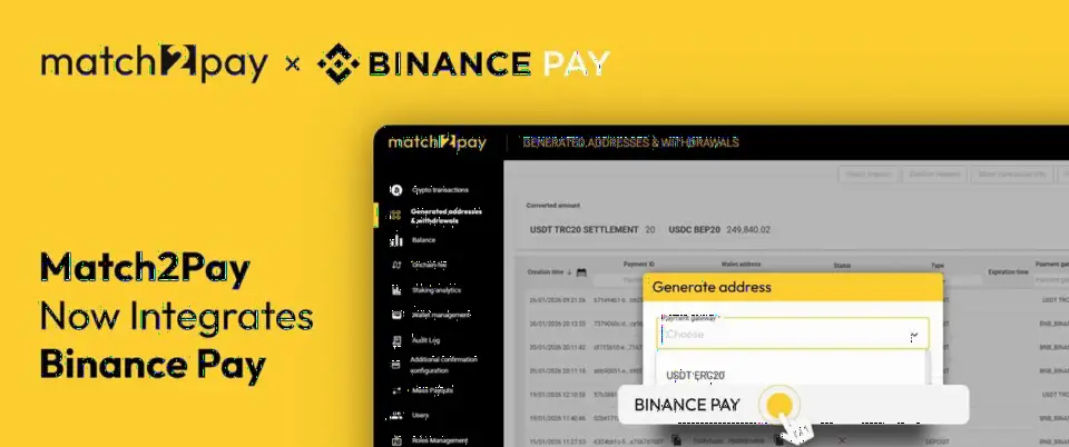 Match2Pay 拓展加密支付选项，直连钱包数量突破 500 个