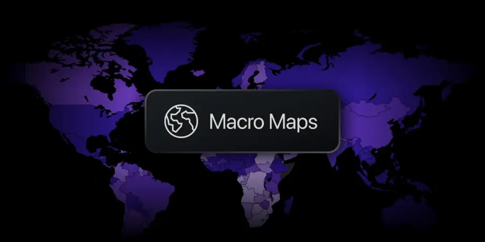 TradingView 推出 Macro Maps 2.0，宏观经济数据工具全面升级