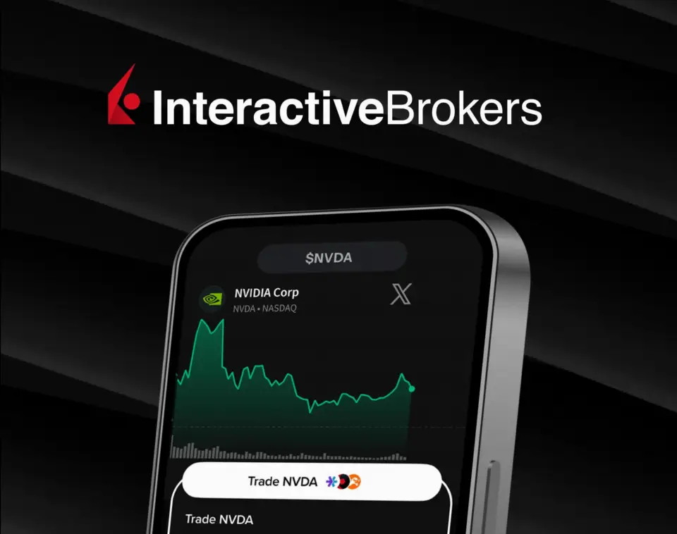 Interactive Brokers 与 X Cashtags 集成，美国投资者可从推文直接交易