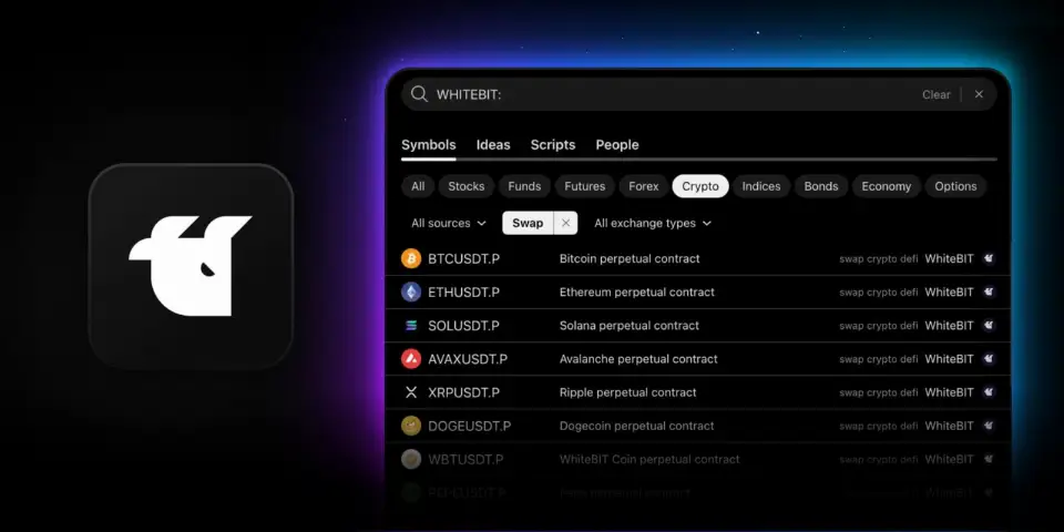 WhiteBIT 扩展 TradingView 集成，新增 TradFi 交易对
